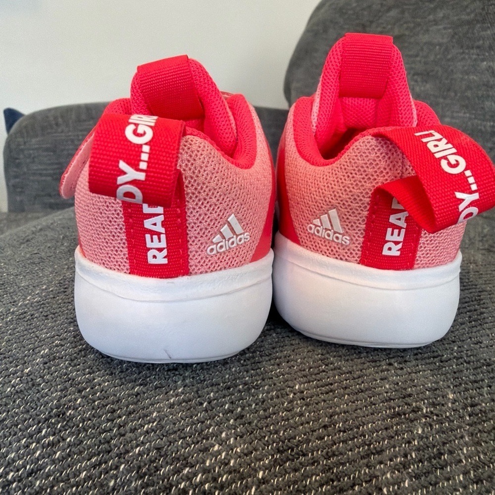 Kidcore running ADIDAS FortaRun X CF I "Shock Red" Toddler 5K low top Sneaker 5 - Picture 5 of 13
